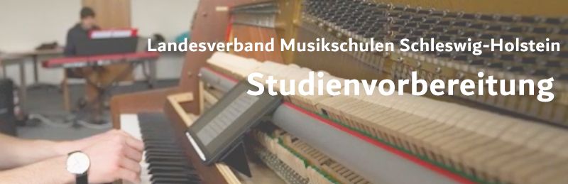 SVA (Studienvorbereitende Ausbildung) des Landesverbandes - Klavier spielende Hände